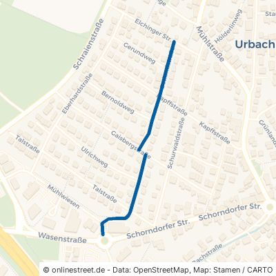 Ostlandstraße Urbach 
