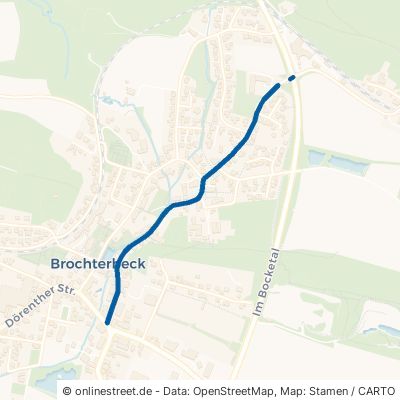 Dorfstraße Tecklenburg Brochterbeck 