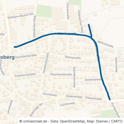 Karlstraße Leinfelden-Echterdingen Musberg 