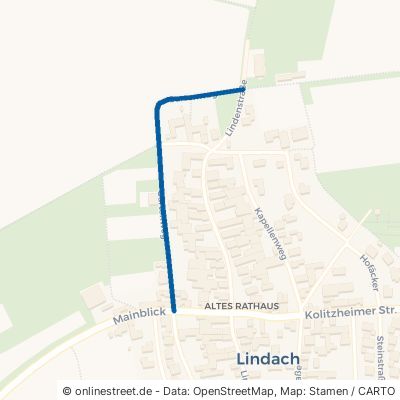 Gartenweg Kolitzheim Lindach 