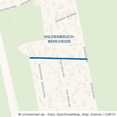 Heidekrautstraße Michendorf Bergheide 
