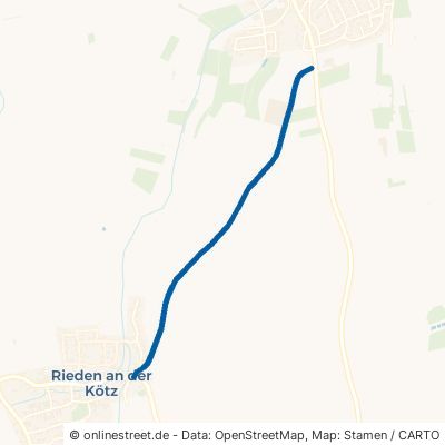 Großkötzer Straße Ichenhausen Rieden an der Kötz 