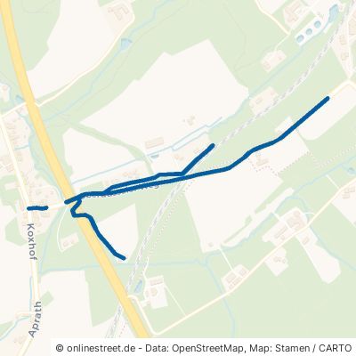 Oberdüsseler Weg Wülfrath Schlupkothen 