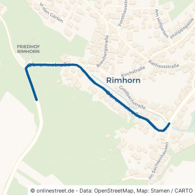 Obrunnstraße Lützelbach Rimhorn 