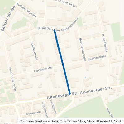 Robert-Schumann-Straße Ronneburg 