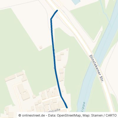 Brückenweg Hünxe Krudenburg 