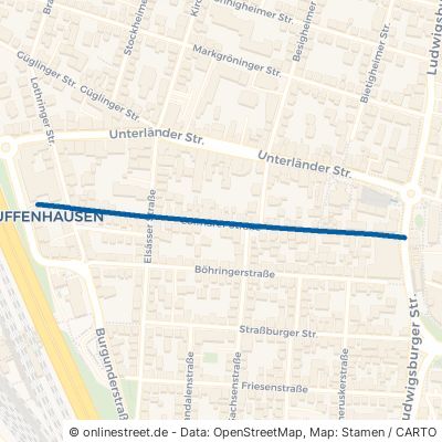 Colmarer Straße Stuttgart Zuffenhausen 