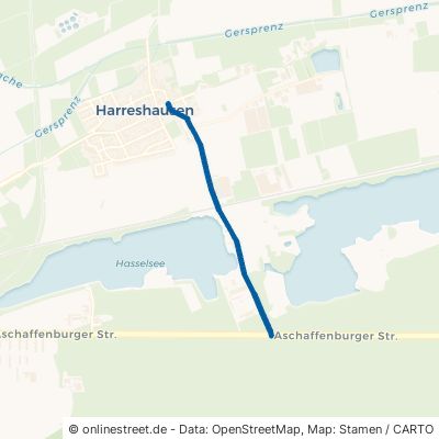 Aschaffenburger Weg Babenhausen Harreshausen 