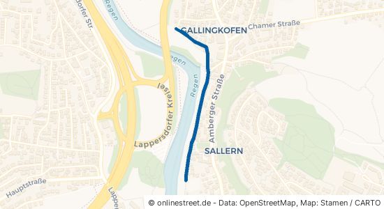 Sattelbogenerstraße Regensburg Sallern-Gallingkofen 