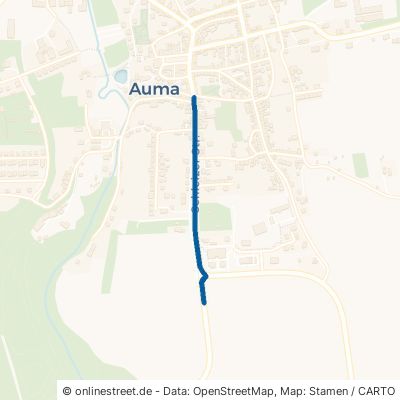 Schleizer Straße Auma-Weidatal Auma 