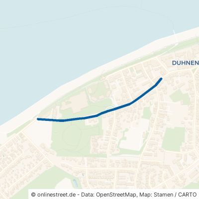 Wehrbergsweg Cuxhaven Duhnen 