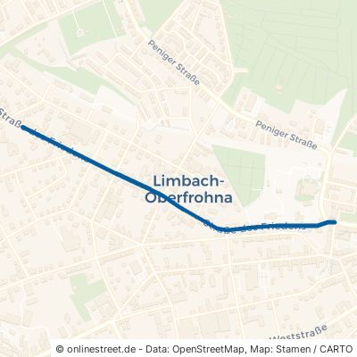 Straße des Friedens Limbach-Oberfrohna 