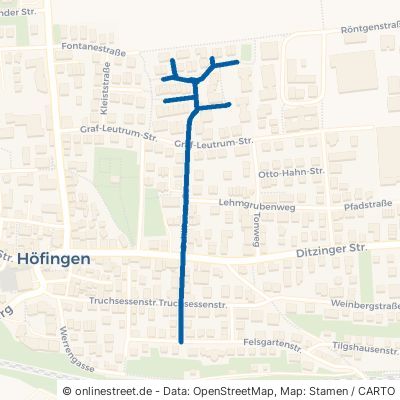 Schillerstraße Leonberg Höfingen 