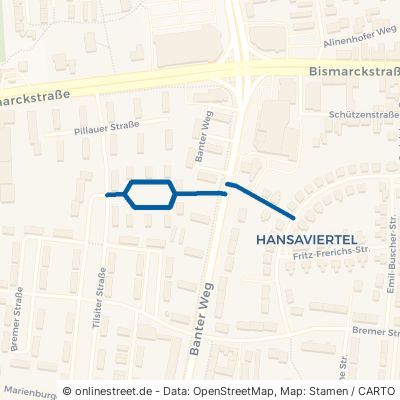Ernst-Moritz-Arndt-Straße Wilhelmshaven Bant 