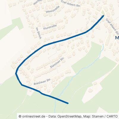 Schemmer Straße Marienheide Müllenbach 