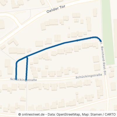 Bernhard-Rest-Straße Oelde Stromberg 