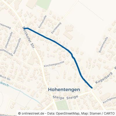 Kirchweg Hohentengen Ortsbereich 