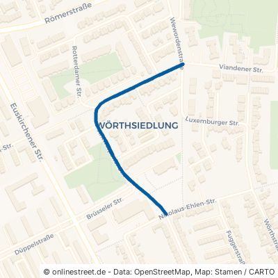 Antwerpener Straße Düren Wörthsiedlung 