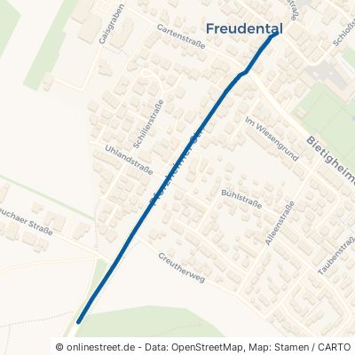 Pforzheimer Straße Freudental 