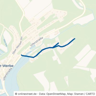 Reiherbachstraße Waldeck Nieder-Werbe 