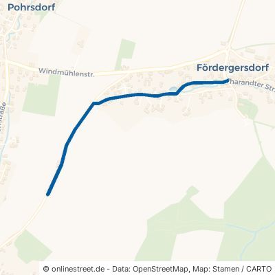 Spechtshausener Straße Tharandt Fördergersdorf 