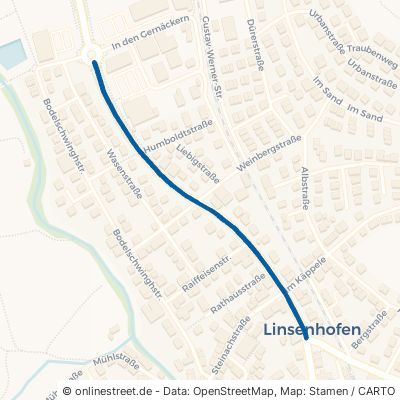 Theodor-Heuss-Straße Frickenhausen Linsenhofen 