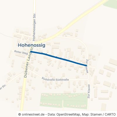 Dorfmitte Krostitz Hohenossig 