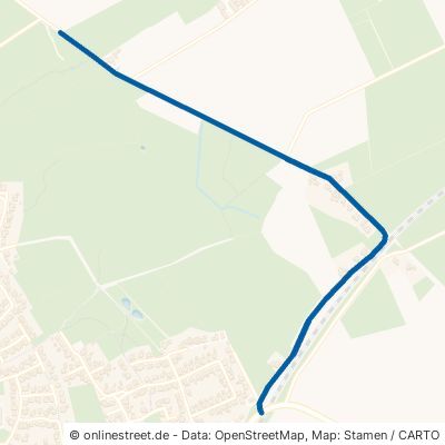 Delbrücker Weg Salzkotten Scharmede 
