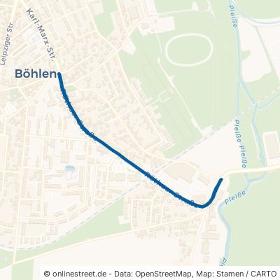 Röthaer Straße Böhlen 