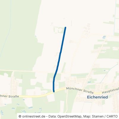 Grünbacher Straße Moosinning Eichenried 