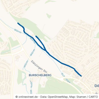 Schafhauser Weg Grafenau Döffingen 