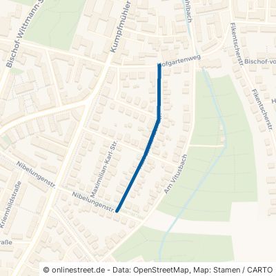 Karl-Alexander-Straße Regensburg Kumpfmühl-Ziegetsdorf-Neuprüll 