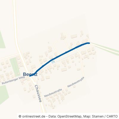 Beenzer Straße Lychen Beenz 
