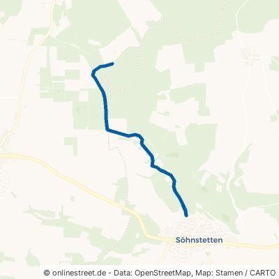 Mauertal-Loipe Steinheim am Albuch Söhnstetten 