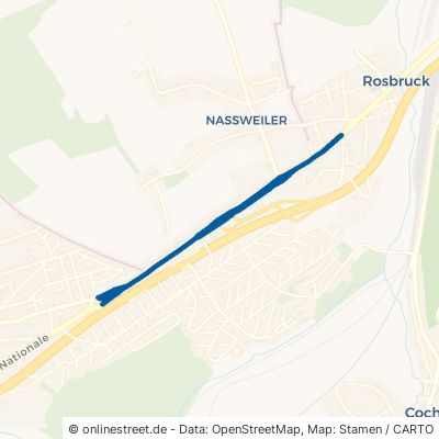Rue Nationale Großrosseln Nassweiler 