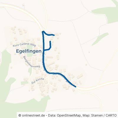 Schatzbergstraße Langenenslingen Egelfingen 