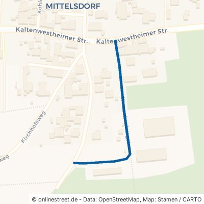Hemschenbergstraße Kaltenwestheim Mittelsdorf 