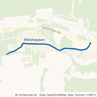Hauptstraße Spangenberg Mörshausen 