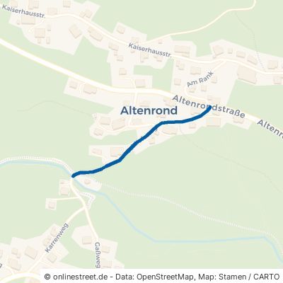 Schliefeweg Bernau im Schwarzwald Altenrond 