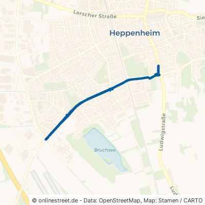 Bürgermeister-Metzendorf-Straße Heppenheim Heppenheim 