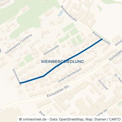 Obere Weinbergstraße Beilngries 