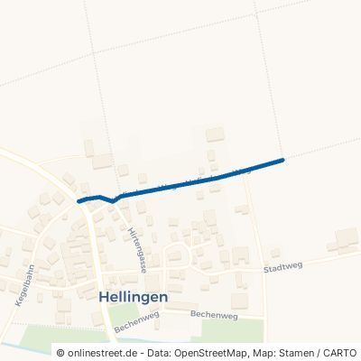 Unfindener Weg Königsberg in Bayern Hellingen 