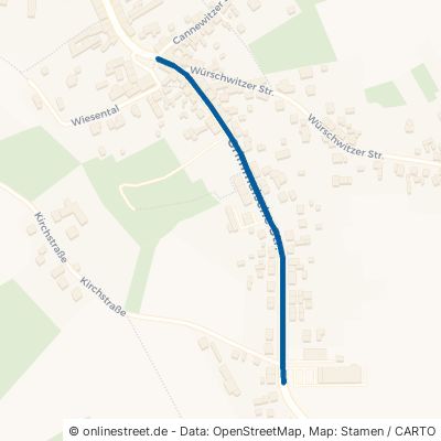 Grimmaische Straße Grimma Nerchau 