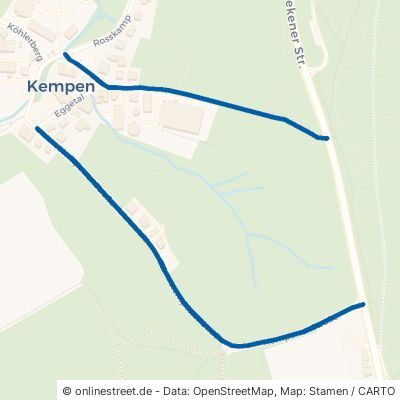 Kempener Straße Horn-Bad Meinberg Kempenfeldrom 