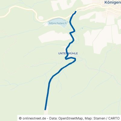 Schiefergrabenstraße Harzgerode Königerode 