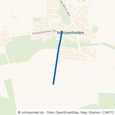 Schindkuchelweg Hollenbach Motzenhofen 