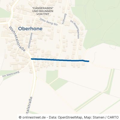 Oberlandstraße Eschwege Oberhone 