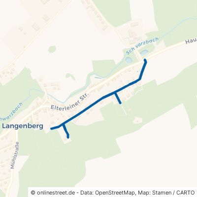 Straße Der Solidarität Raschau-Markersbach Langenberg 