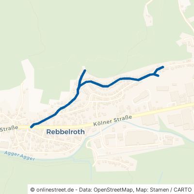 Hohensteinstraße Gummersbach Rebbelroth 