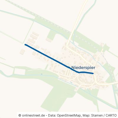 Hohenebraer Straße Großenehrich Niederspier 